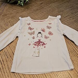 Long Sleeve ballerina shirt size L 10/22